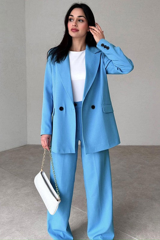 Women's Fashion Blazers Suit Set - Pure Serenity DBA