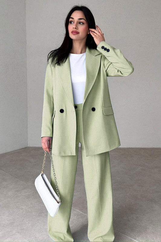 Women's Fashion Blazers Suit Set - Pure Serenity DBA