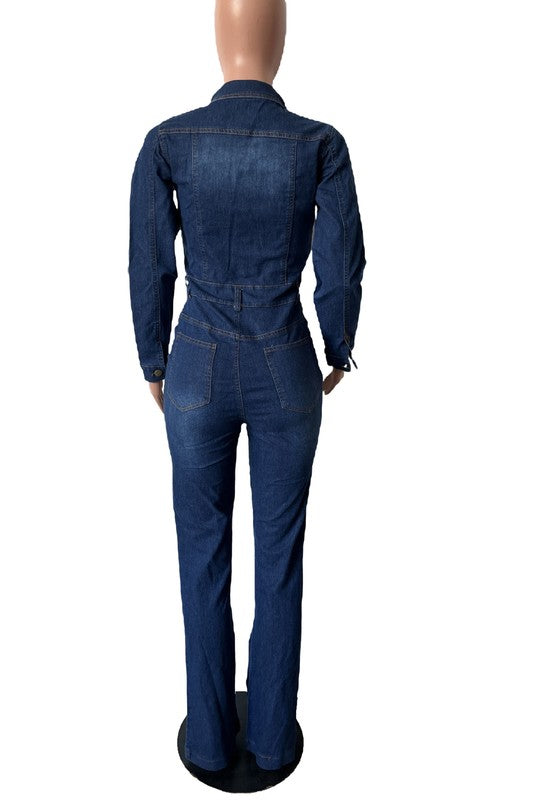 WOMEN DENIM SEXY JUMPSUIT - Pure Serenity DBA