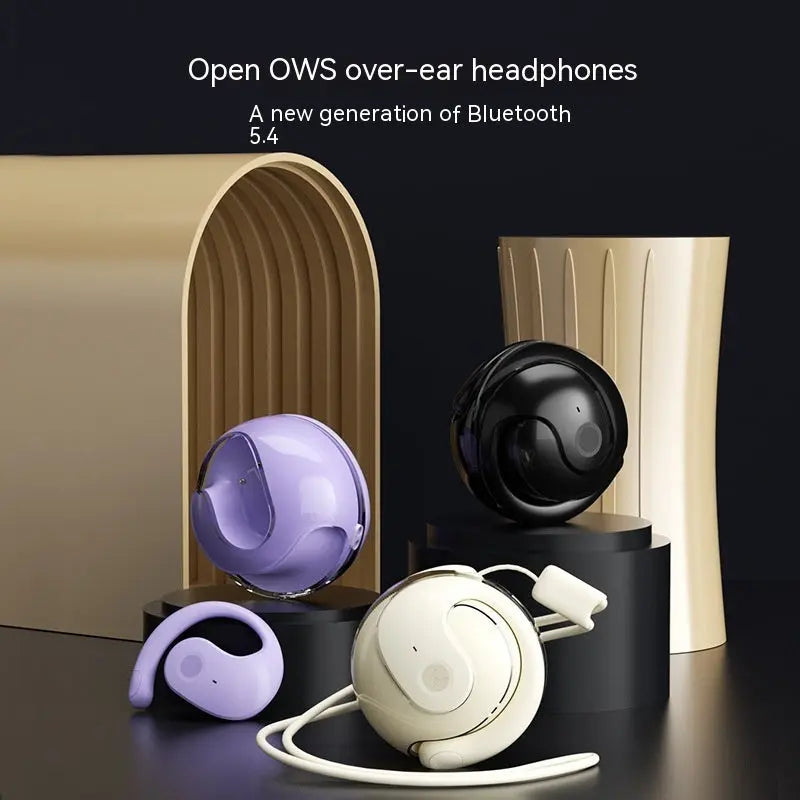 Small Coconut Ball Bluetooth Non-in-ear Sports Headset Yiwu Renfan Trading Co., LTD