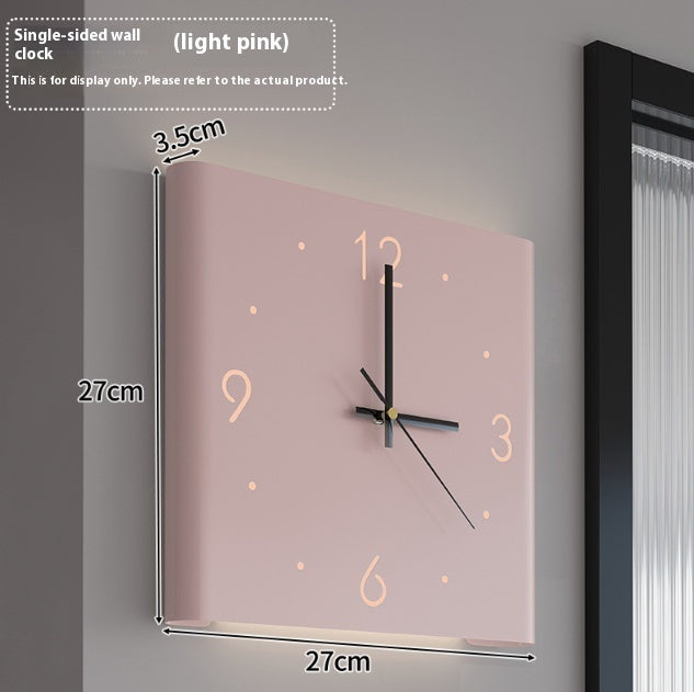Living Room Stickers Wall Clocks Creative Angle Clock - Pure Serenity DBA