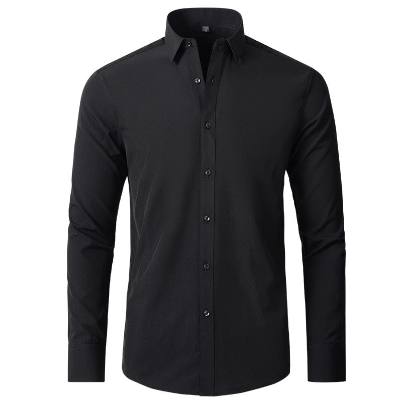 Hangzhou Qigang Trading Co Business Casual C3102 / 38XXXS Full Elastic Force Shirt Men's Non-ironing Anti-wrinkle Simple Business Thin Shirt Men