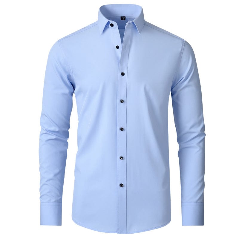 Hangzhou Qigang Trading Co Business Casual C3103 / 38XXXS Full Elastic Force Shirt Men's Non-ironing Anti-wrinkle Simple Business Thin Shirt Men
