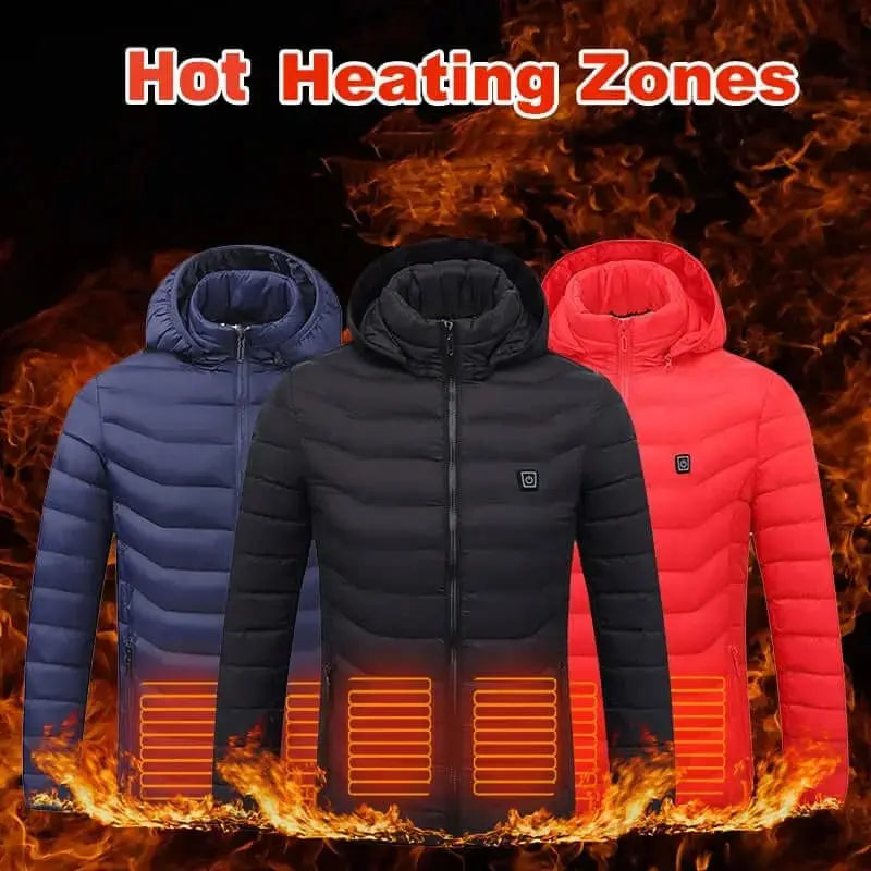 Hangzhou Qigang Trading Co Casual Wear New Men's Electric Winter USB Heating Thermal Jacket