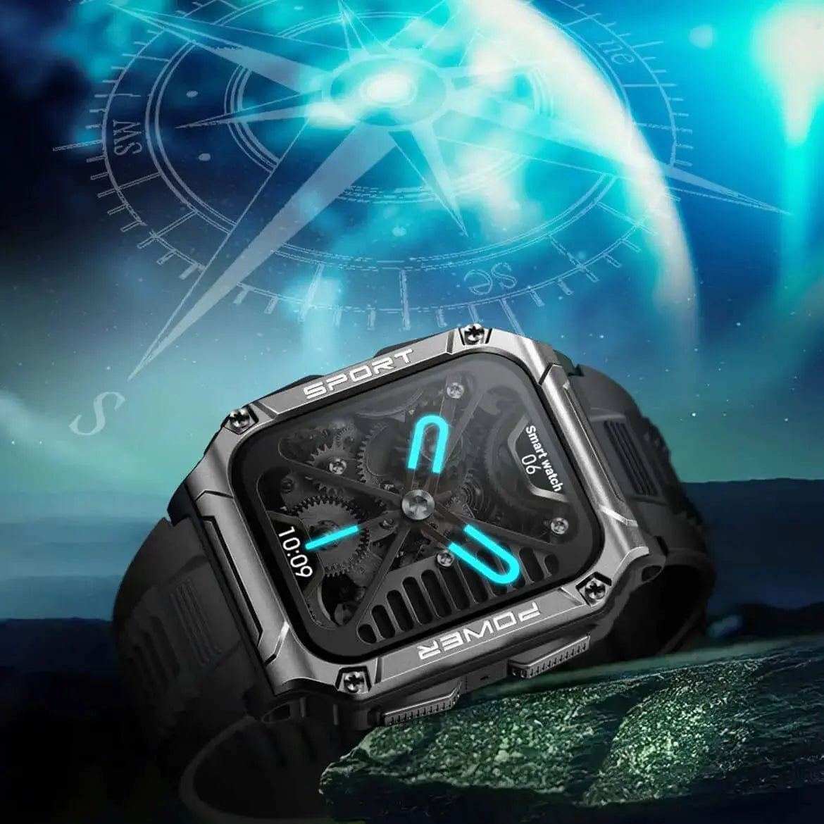 Heyang Industrial Co., Ltd Casual Wear Smartwatch 1.95 Screen Bluetooth Talk Compass