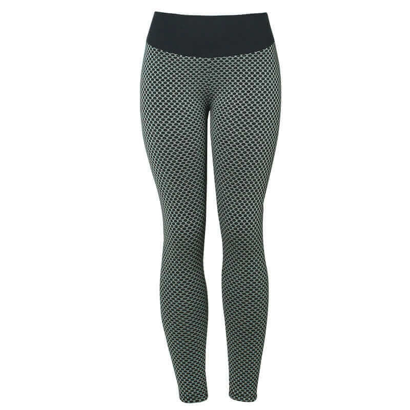 Heyang Industrial Co., Ltd Fitness Dark Grey / L Women's Seamless Plaid Fitness Yoga High Waist Breathable Gym Leggings