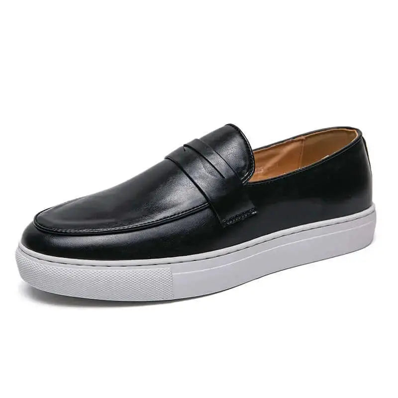 Heyang Industrial Co., Ltd Footwear Black / 38 Men's Business Casual Leather Board Shoes