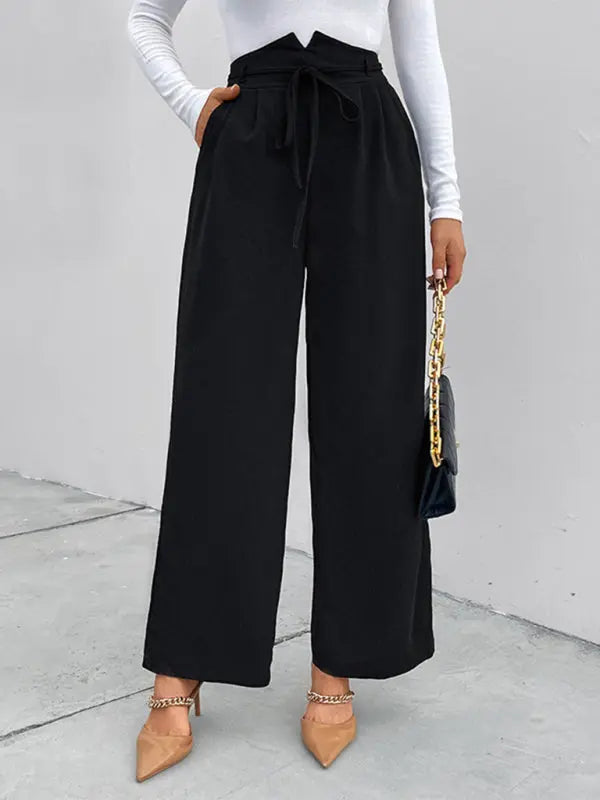 Women's elastic elastic loose wide leg long pants kakaclo