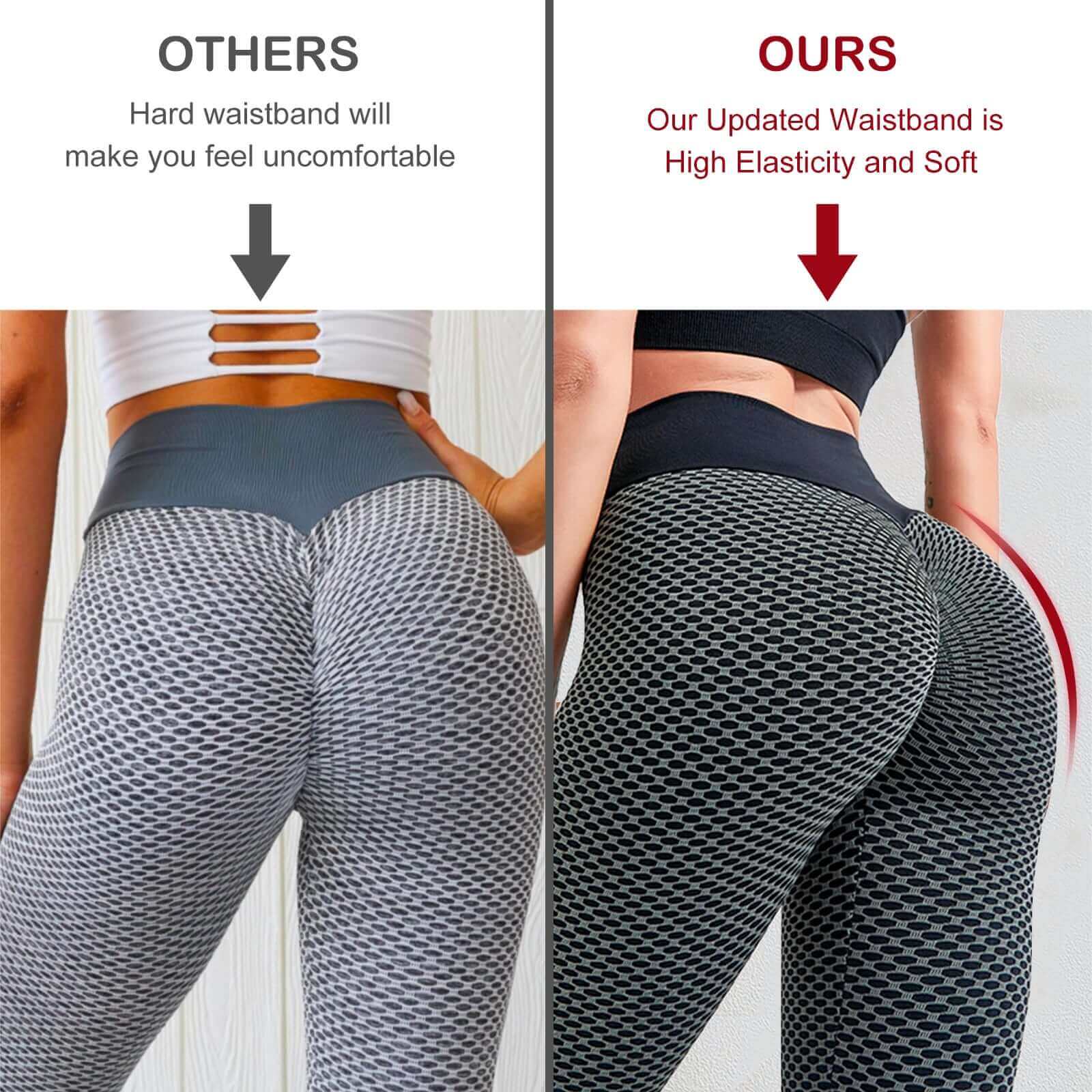 Rainbean Fitness Women's TIK Tok Fitness Leggings Women Butt Lifting Workout Tights