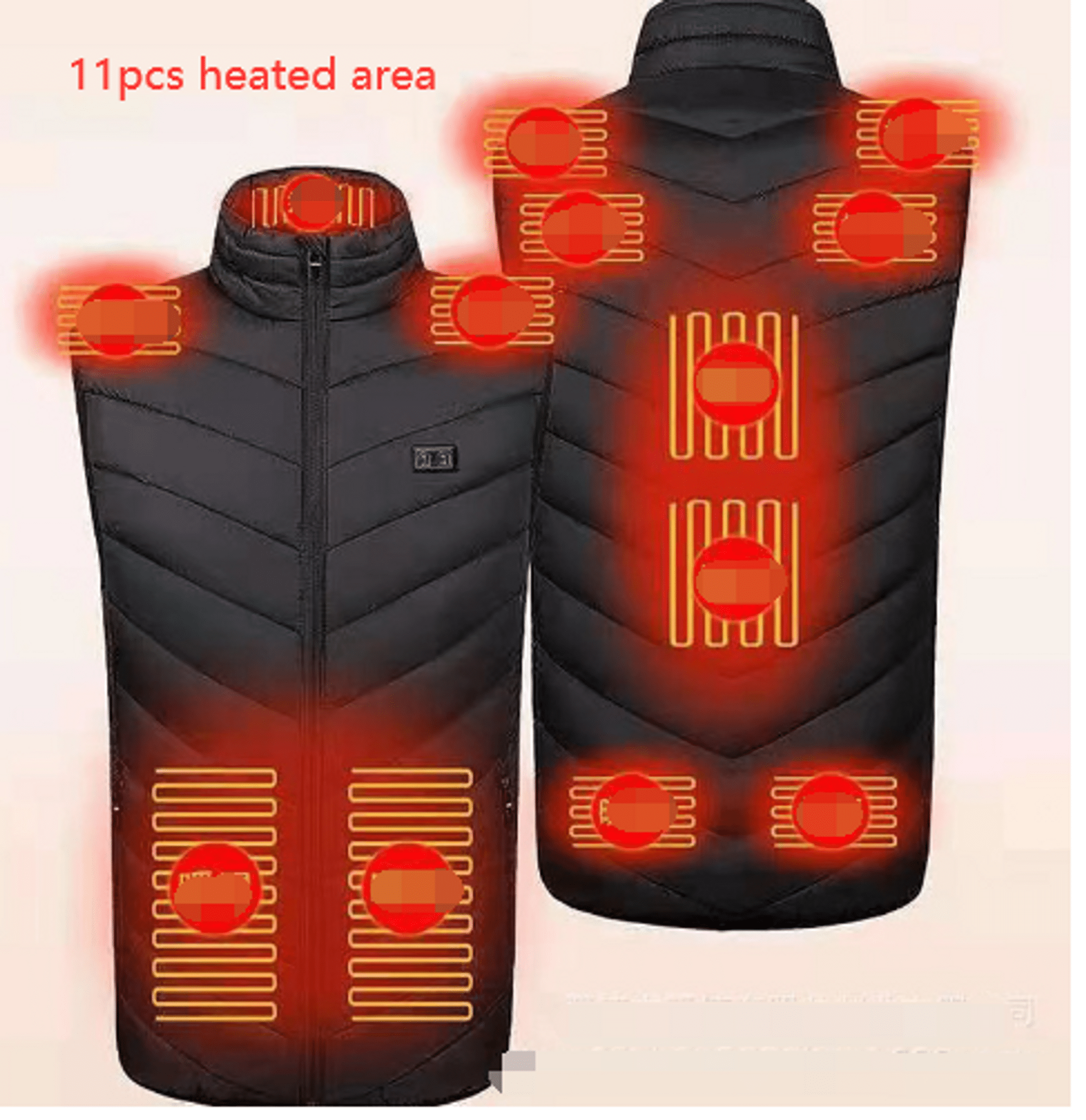 ZenDrop Fulfillment 11 Black / S Camouflage Heating Vest