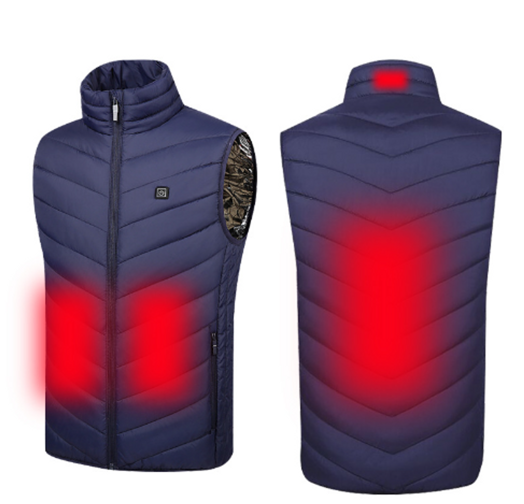 ZenDrop Fulfillment 4 Blue / S 9 Camouflage Heating Vest