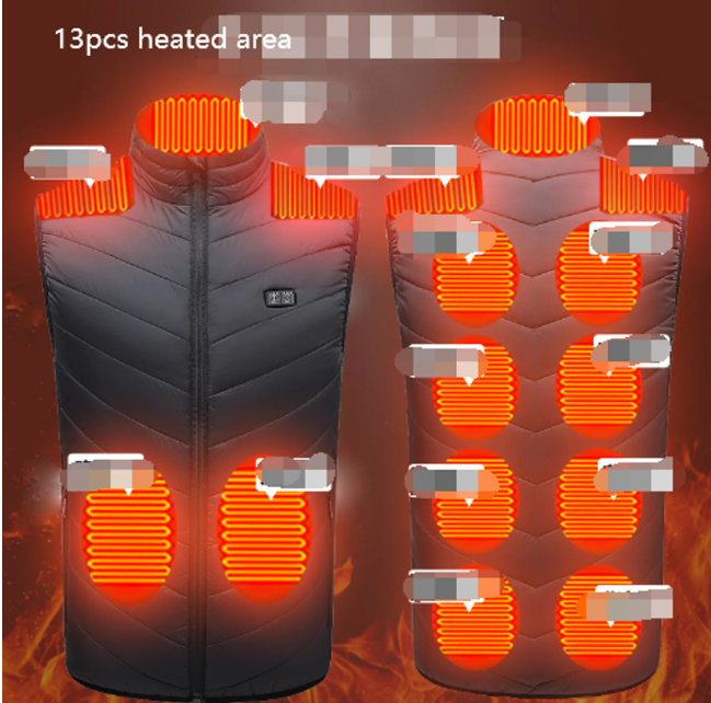 ZenDrop Fulfillment 9 Black / XXXL Camouflage Heating Vest
