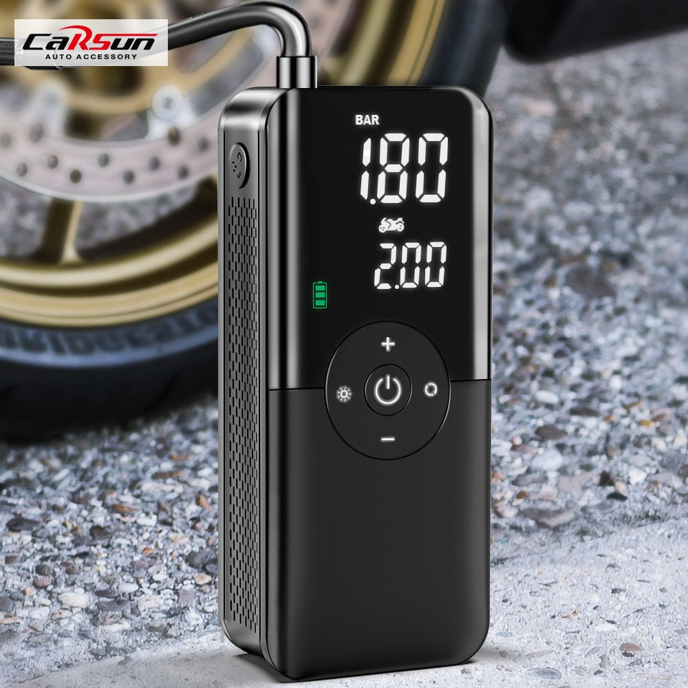 ZenDrop Fulfillment Black 2 / 8.4V Portable Electric Tire Inflator