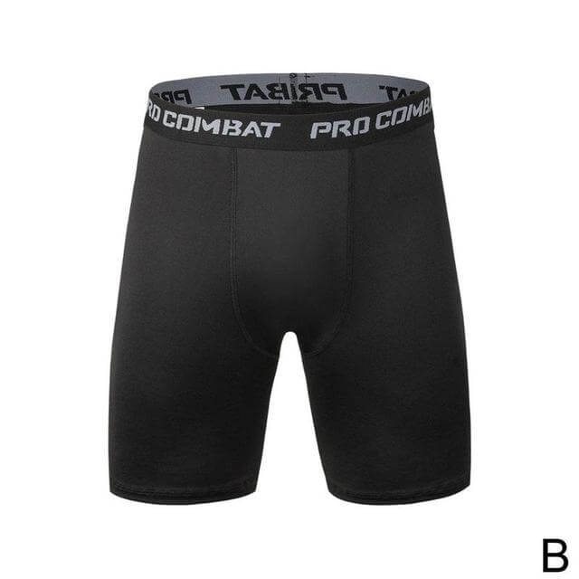 ZenDrop Fulfillment Black Cycling / L Men's Fitness Elastic Shorts