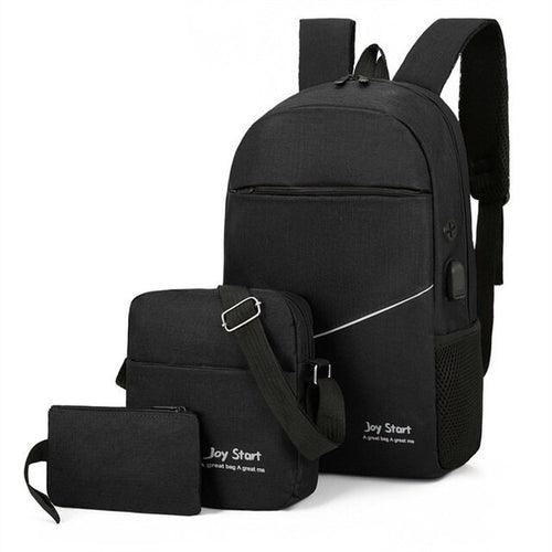 ZenDrop Fulfillment Black / Set USB Charging Backpack
