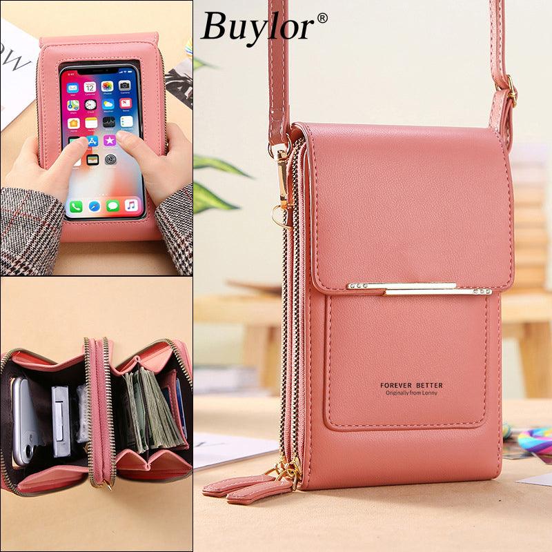 ZenDrop Fulfillment Buylor Soft Leather Crossbody Bag